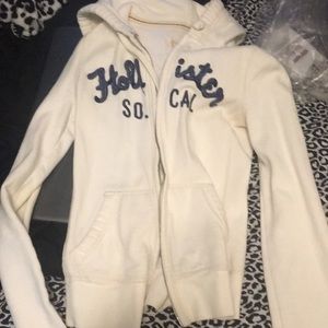 Hollister zip up hoodie.